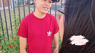 Pregnant Woman Has Quick Sex With Her Neighbor On The Stairs Of Her Building - Savannah Watson