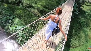 Skinny Thai harlot fucked in the pool