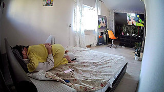 Danildo plays with Kamila's tits while his cock is being pleasured