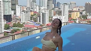 Bikini Tease, Tits Cleavage, Feet, Tits Flash