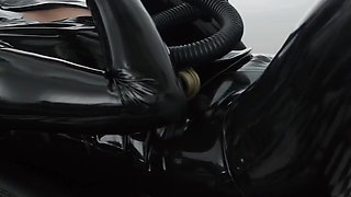 Solo Gasmask Games in the Rubber Clinic Part One