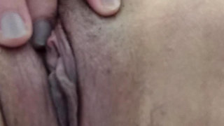 Moaning handjob is real fucking hands