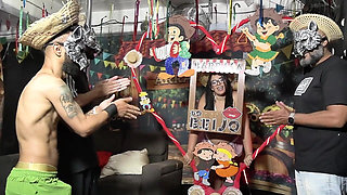Orgy in Arraial with the Right to Cum in the Mouth of the 3 Friends