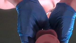 Nurse Lexi's Cum Collection POV: Ass and Tits Pressed on Glass - Handjob, Titfuck, BJ, Wild Ride and Facial