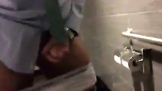 Big-Cock Daddy Strokes at Work