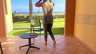 Locked on the Balcony - Desperate Piss in My Jeans