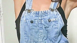 Soaking My Daughter Jean Overalls!