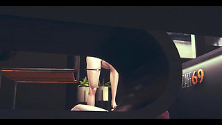 Lara Croft Hentai - Sex in a Caffe - Japanese Asian Manga Anime Film Game Porn