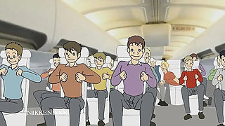 HENTAI SPERMJUNGLE Chapter 1: Big Tits Anime Girl Gets Fucked on a Private Plane