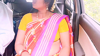 Desi Saree Maid Car Outdoor Sex. Telugu Dirty Talks.