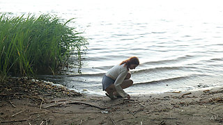Relaxing on a Blanket