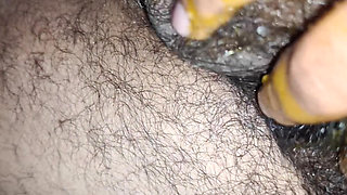 Oiling up and cumming with a glimpse of asshole and armpits.