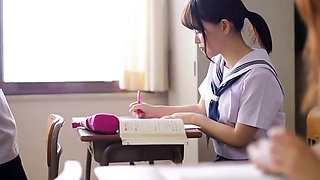 Asian japanese plays with anal toys