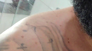 Behind the Scenes My Wife Shaving My Ass - Real Male Ass Fetish