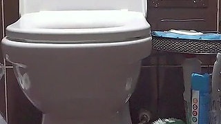 A Home Camera Watches My Wife in the Toilet, Kitchen, and Bedroom. Fetish Compilation. PAWG.