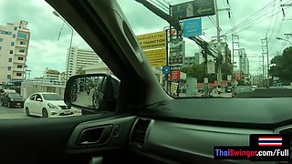 Thai European amateur duo public joy and naughty hump at home in POINT OF VIEW (Cherry Lee)