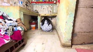 Indian Mother-in-Law Hardcore Kitchen Fuck - Horny Husband Pounds Saas After Wife Rejects Him