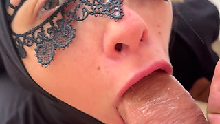 Sloppy Deepthroat & Massive Cumshot Swallow