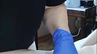 Waxing a Woman's Moaning Pussy