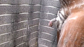 Masturbated with soap while bathing