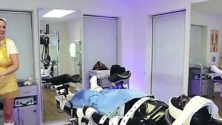 Med-Fet, Latex Nurse Needs Sample Collection FemDom