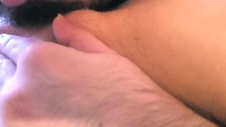 Glamour young amateur lesbos licking clit and fingering