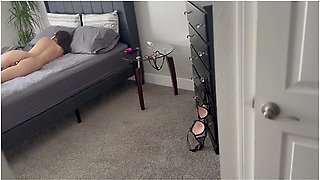 Roleplaying Is Exciting, My Husband Was In The Role Of His Peeping Friend