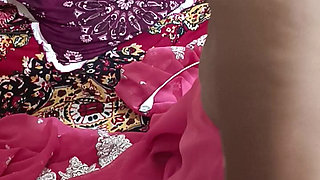 Desi Indian Beautiful Telugu Aunty Saree Fucking Hot Romance Pussy Doggy Style