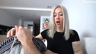 Bro, your french stepsister fucks your ?? [First time destroy my pussy]