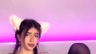 The long-haired doll in a cat costume provides a deep