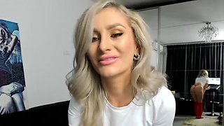 Caelia23 absorbs her smoke: Blonde, Fetish  Cam Porn