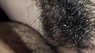 Fingering and Fucking My Step-stepdaughter's Hairy Pussy