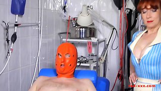 Nurses Red and Mistress Miranda dominate a patient