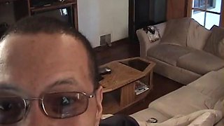 Two horny chicks get slammed in a foursome