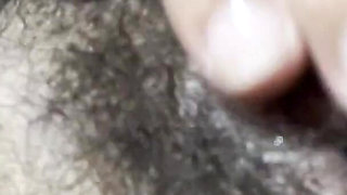 [close up] Latina Arab Goddess Fingering Her Own Hairy Pussy to Orgasm