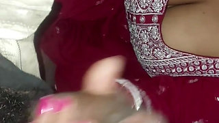 Indian housewife sucking in blowjob