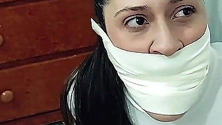 Elvira’s Tightest Hogtie - Gagged, Helpless and Humiliated