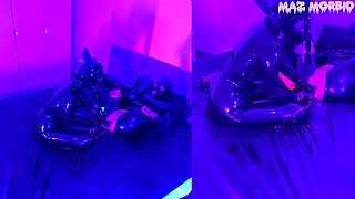 Gas Mask Latex Pegging and Anal Fisting with Mistress Patricia