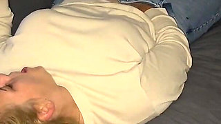 Masturbation Porn Watching Horny Foreplay Blonde Wet Horny Aroused Pussy Massaging Real Orgasm Trembling Twitch