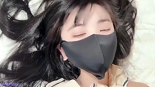 I was caught masturbating by a colleague, and the beauty lent me her flesh