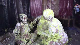 Foam Fun With Cheyenne Hannah  Skyler