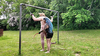 Whipped Naked in Nature