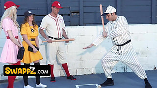 Their Hot and Horny Stepdaughters Want Something Better Than a Baseball Bat Inside Their Pussies