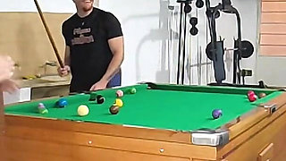 Playing Naked Pool with My Boyfriend and My Father-in-law