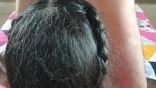 Indian Teen Blowjob and Fucked Doggy Style, Cum on Her Big Ass
