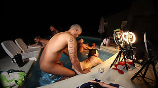 Hot Tub Live Orgy