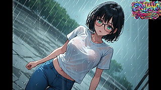 POV My 25-year-old Girlfriend Loves Me in the Rain, but I Reject Her and End up Consoling Herself with Older Men