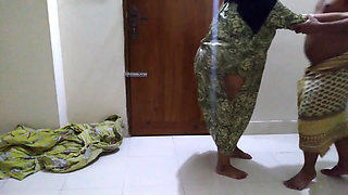 Fuck Neighbor Big Ass Stepaunty and Cum on Her Back