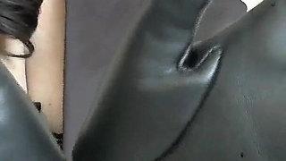 Black Leather Gloves-the Scent of Leather Turns You on so Much, Lady Victoria Valente