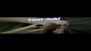 Elara gives her FIRST footjob ever!